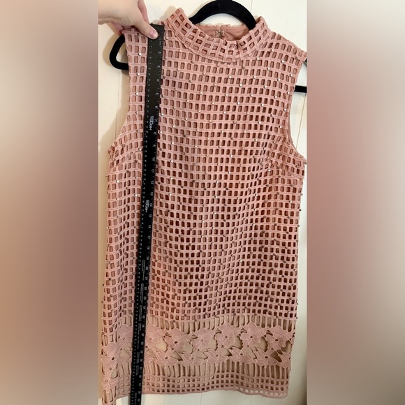 Endless Rose Women’s Pink Studded Eyelet Dress, Size L - Picture 6 of 10
